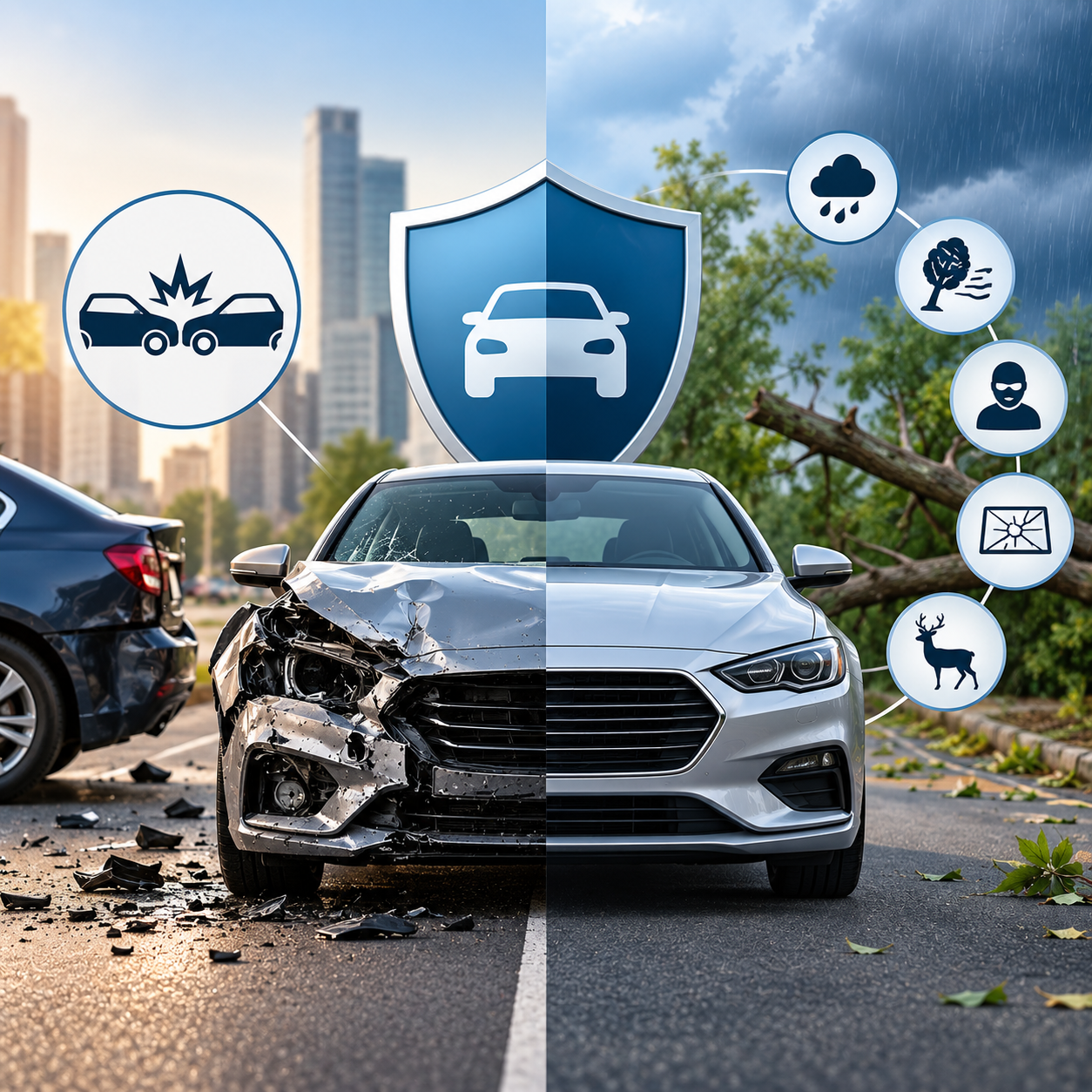 Collision vs Comprehensive Insurance